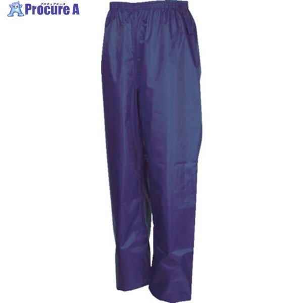 カジメイク レインパンツ ネイビー L 3222-55-L 1着 ▼434-4006