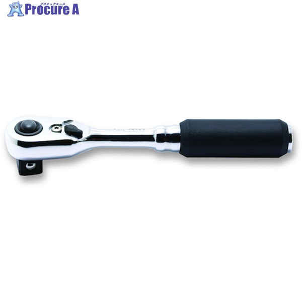 Ko-ken Z-EAL 3/8”(9.5mm)SQ. プッシュボタン式ラチェットハンドル(コンパクト) 全長114mm 2725ZB-3/8 ..