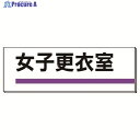 ユニット 室名板 女子更衣室 裏面両面テープ付 317-187 1枚 ▼737-9099