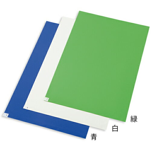 AS エコノミー粘着マット450×900 白 (10枚入) 2-4910-01 1箱 ▼828-6629