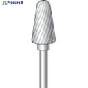 ナカニシ 超硬カッター テーパー先丸型 シングルカット φ6×12.5×軸φ2.34 23262 1本 ▼829-3026
