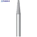 ナカニシ 超硬カッター テーパー先丸型 ダイヤカット・細目 φ2.3×8×軸φ2.34 23502 1本 ▼829-3043