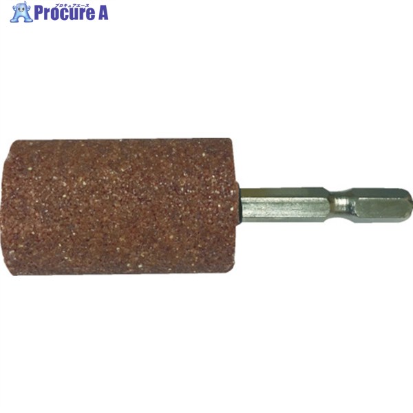 RELIEF 六角軸 軸付砥石 金属用(WA) 円筒型 φ25×38mm 27802 1個 ▼859-2476
