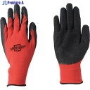 川西 背抜き手袋 マッドグリップ レッド LL 1P 2635R-LL 1双 ▼859-4479