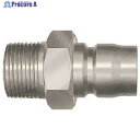 日東 TSPカプラ 鋼鉄製(めねじ取付用プラグ) 相手側Rc3/8(00808) 3TPM STEEL 1個 ▼113-3110 ●KO521