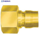 日東 TSPカプラ 真ちゅう製(おねじ取付用プラグ) 相手側R3/8(00569) 3TPF BRASS 1個 ▼113-4736 ●KO521