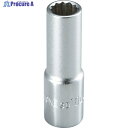TONE ディープソケット(12角) 対辺寸法14mm 全長54mm 3D-14L 1個 ▼122-4174 ●YA513