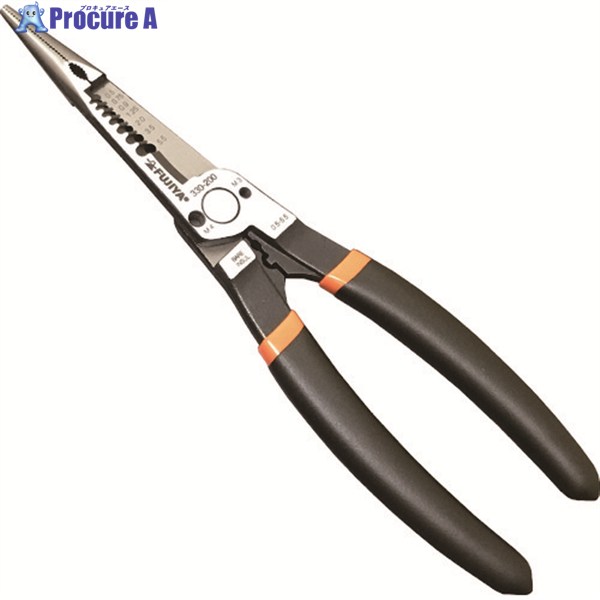 フジ矢 メカニックプライヤー 330-200 1丁 ▼149-2387