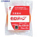 ニチバン 着色セロテープ NO.430 黄 24mmX35m 4302-24 1巻 ▼330-2946