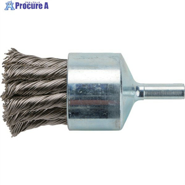 BURRTEC ノット型(ヒネリ)軸付きエンドブラシ MEBB-41S 30X6 SUS0.5 3755600 1個 ▼392-9248