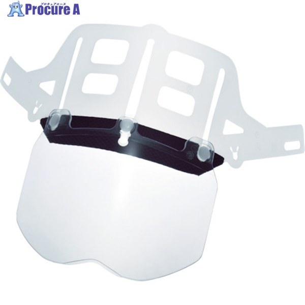 ミドリ安全 ヘルメット 交換用シールド面 SC-11用 4007100903 1個 ▼396-5074