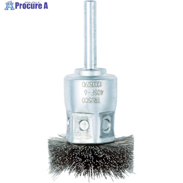 TRUSCO フラワー型 ステンレスブラシ 40パイ 40SF-6 1個 ▼415-2671