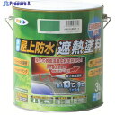 アサヒペン 水性屋上防水遮熱塗料3L ライトグリーン 437617 1缶 ▼445-0302