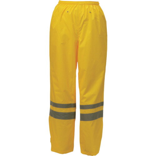 カジメイク 視認性レインスーツ イエロー L 3810-11-L 1着 ▼768-2298