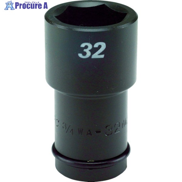 FPC インパクト セミロング ソケット 差込角19mm 対辺23mm 3/4WA-23 1個 ▼769-6205