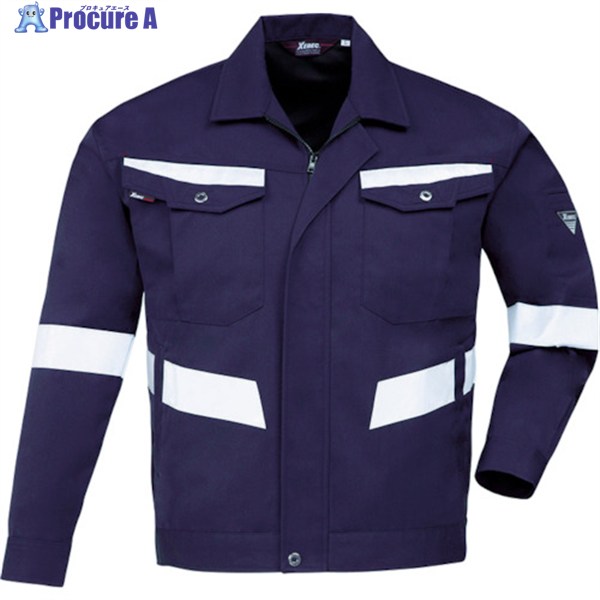 XEBEC 【売切廃番】4180反射長袖ブルゾン ディープネイビー M 4180-19-M 1着 ▼773-8331