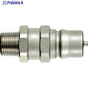 日東 HSPカプラプラグ おねじタイプ/テーパねじ 相手側取付サイズRc3/8(07816) 3HP-R STEEL NBR 1個 ▼777-8830 ●KO5...