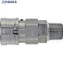 日東 ハイカプラBL (めねじ取付用ソケット) 相手側取付サイズRc1/2(40496) 40SM-BL SUS NBR 1個 ▼778-0885 ●KO521