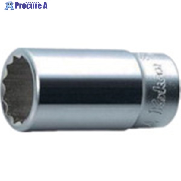 Ko-ken 12角セミディープソケット 差込角9.5mm 対辺13mm 3305X-13 1個 ▼811-8935