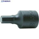 Ko-ken ヘックスビットソケット 対辺12 差込角12.7 全長43 4012M.43-12 1個 ▼811-9220