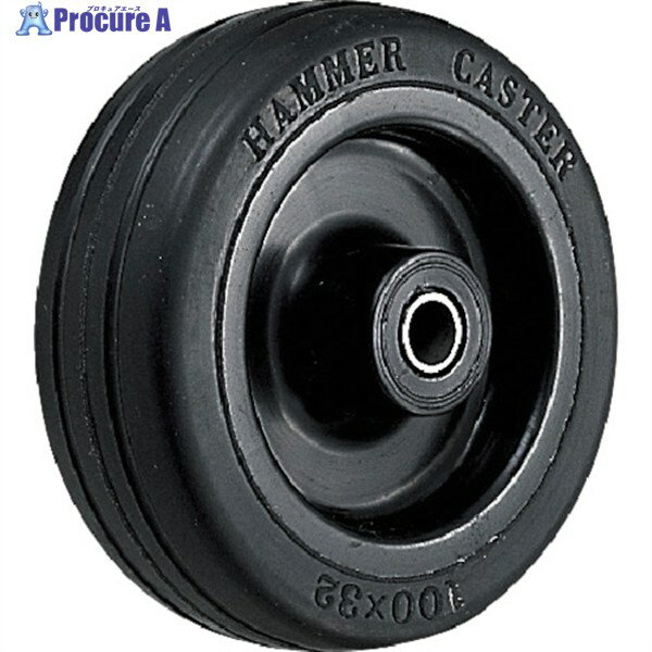 ハンマー S型SUSゴム車輪 150mm 434S0S-RU150 1個 ▼814-1376