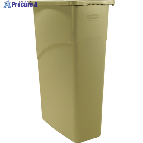 ラバーメイド 【売切廃番】スリムジムコンテナ 87.1L ベージュ 354002 1個 ▼819-4480【代引決済不可】