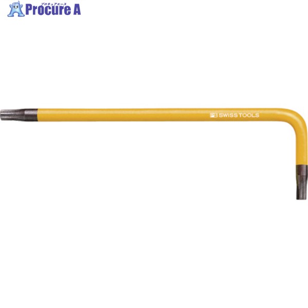 PBスイスツールズ 410-9YE レインボーヘクスローブレンチ 黄色 410-9YE 1本 ▼829-0466