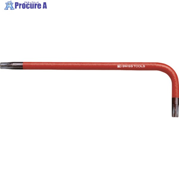PBスイスツールズ 410-15RE レインボーヘクスローブレンチ 赤色 410-15RE 1本 ▼829-0468