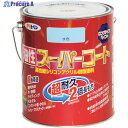 アサヒペン 油性スーパーコート 1.6L 水色 544230 1缶 ▼122-8195