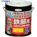 アサヒペン 油性高耐久鉄部用 1.6L 黄色 526724 1缶 ▼123-1408
