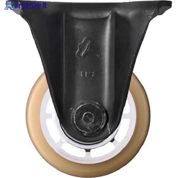 ハンマー 低床重荷重用固定式ウレタン車輪(アルミホイール・ラジアルボールベアリング)65mm 540SR-BAU65 1個 ▼125-1490