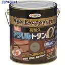 アサヒペン 油性高耐久アクリルトタン用α 1.6KG グレー 539168 1缶 ▼131-0886