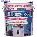 ニッぺ 油性鉄部・建物・トタン用 1.6L アオ HUB111-1.6 4976124216138 1缶 ▼157-8500