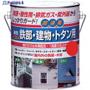 ニッぺ 油性鉄部・建物・トタン用 1.6L アカ HUB109-1.6 4976124215933 1缶 ▼157-8505