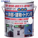 ニッぺ 油性鉄部・建物・トタン用 1.6L ツヤナシホワイト HUB116-1.6 4976124216633 1缶 ▼157-8528