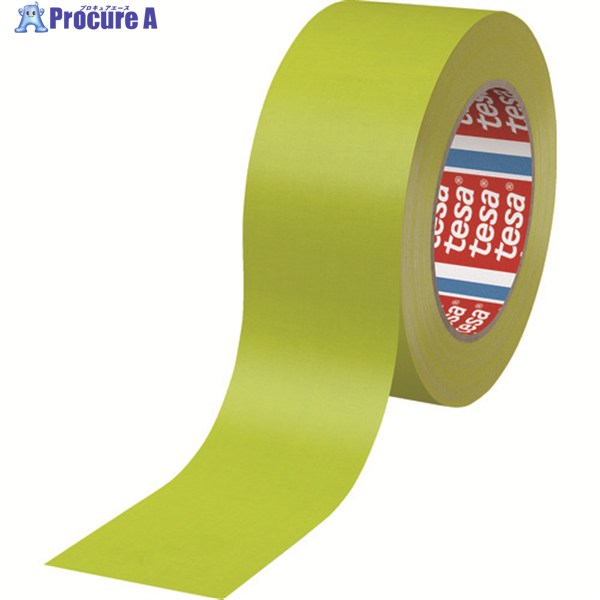 tesa 補修用布テープ 蛍光イエロー 25mmx25m 4671-25-25-FY 1巻 ▼160-8080