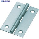 TRUSCO スチール製薄口普通蝶番 生地仕上げ 全長38.0mm (10個入) 550-38N (10コイリ キジビスナシ) 1袋 ▼233-6006