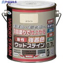 アサヒペン 油性強着色ウッドステイン 0.7L ホワイト 538703 1缶 ▼268-2807
