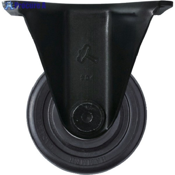 ハンマー 低床超重荷重用固定式ナイロン車輪(ラジアルボールベアリング)75mm 560SR-NRB75 1個 ▼277-3015