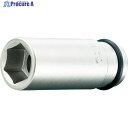 TONE インパクト用ロングソケット 対辺寸法34mm 全長85mm 4NV-34L 1個 ▼447-1725 ●YA513