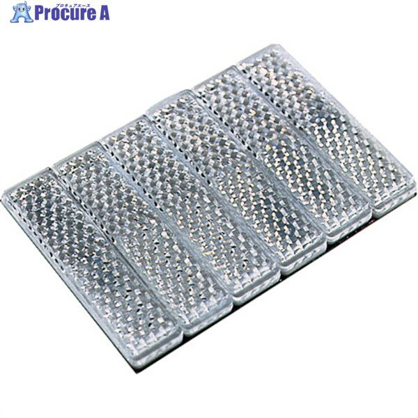 MYST 反射レンズ(粘着剤付) 銀(6個入) 5015 1袋 ▼556-2920