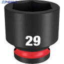 milwaukee SHOCKWAVE IMPACT DUTY インパクトソケット 1/2インチ(12.7mm)角 29mm 49-66-6261 1個 ▼567-1161