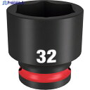 milwaukee SHOCKWAVE IMPACT DUTY インパクトソケット 1/2インチ(12.7mm)角 32mm 49-66-6264 1個 ▼567-1168