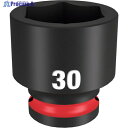 milwaukee SHOCKWAVE IMPACT DUTY インパクトソケット 1/2インチ(12.7mm)角 30mm 49-66-6262 1個 ▼567-1170