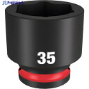 milwaukee SHOCKWAVE IMPACT DUTY インパクトソケット 1/2インチ(12.7mm)角 35mm 49-66-6267 1個 ▼567-1176