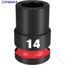 milwaukee SHOCKWAVE IMPACT DUTY インパクトソケット 1/2インチ(12.7mm)角 14mm 49-66-6246 1個 ▼567-1222