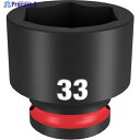 milwaukee SHOCKWAVE IMPACT DUTY インパクトソケット 1/2インチ(12.7mm)角 33mm 49-66-6265 1個 ▼567-1224