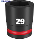 milwaukee SHOCKWAVE IMPACT DUTY インパクトソケット 3/4インチ(19mm)角 29mm 49-66-6367 1個 ▼571-5641