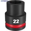 milwaukee SHOCKWAVE IMPACT DUTY インパクトソケット 3/4インチ(19mm)角 22mm 49-66-6360 1個 ▼571-5649