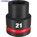 milwaukee SHOCKWAVE IMPACT DUTY インパクトソケット 3/4インチ(19mm)角 21mm 49-66-6359 1個 ▼571-7140